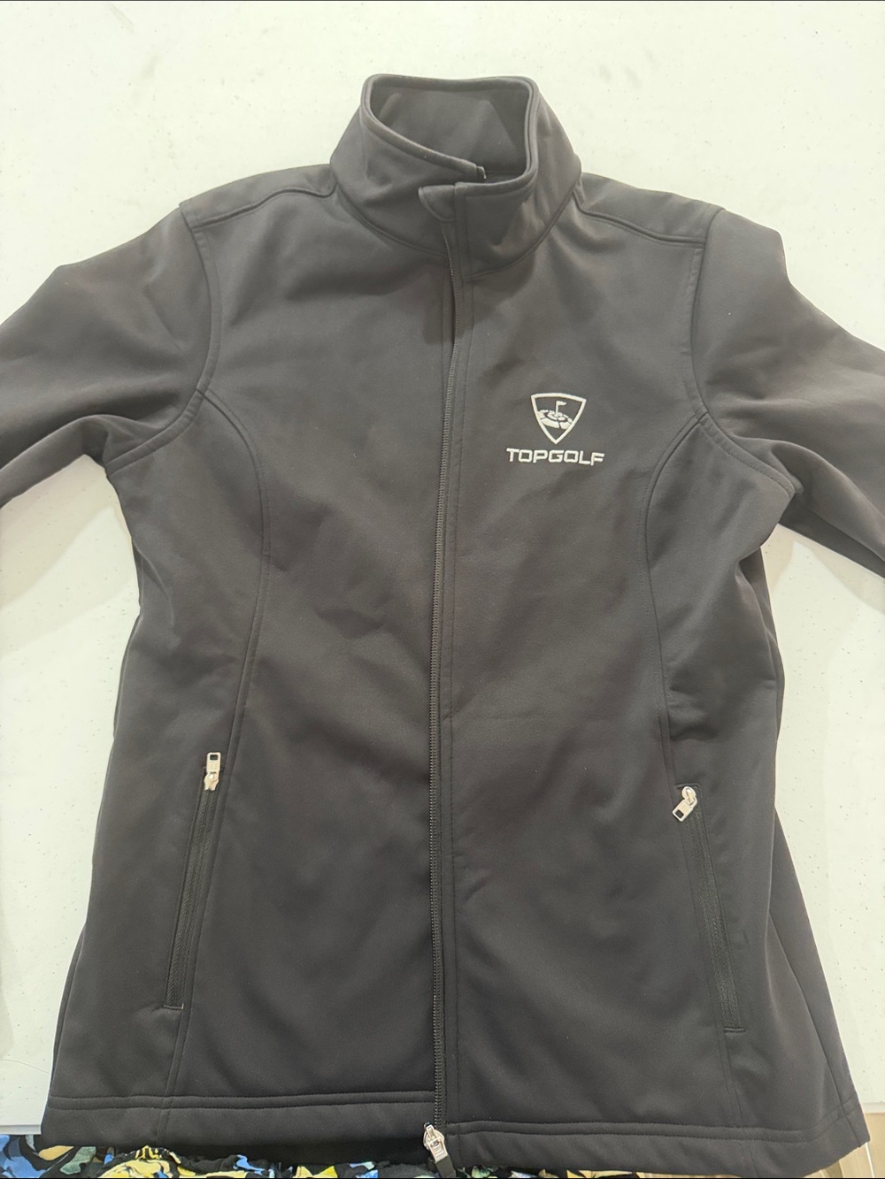 Topgolf HPI Women’s Black Softshell Full Zip Fleece Lined Golf Jacket [Size]